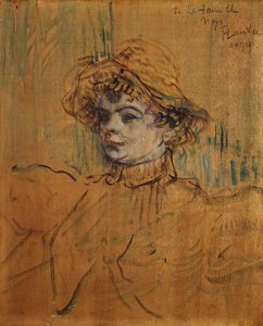 Mademoiselle Nys door Henri de Toulouse Lautrec