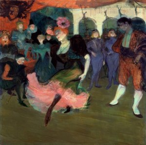 Marcelle Lender danst de bolero van Chilperic