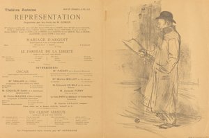 Zilveren huwelijk, De last van de vrijheid, Een serieuze klant door Henri de Toulouse Lautrec