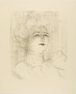 Marie-Louise Marsy, uit Treize Lithographies door Henri de Toulouse Lautrec