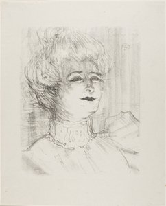 Marie-Louise Marsy, van Treize Lithografieën door Henri de Toulouse Lautrec