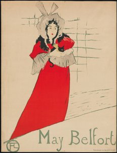 May Belfort door Henri de Toulouse Lautrec