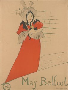 May Belfort, 1895 door Henri de Toulouse Lautrec