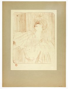 À Menilmontant van Bruant, plaat vier van Yvette Guilbert door Henri de Toulouse Lautrec