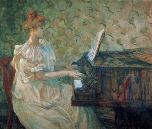Misia aan de piano