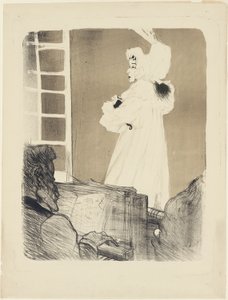 Miss May Belfort (grote plaat) door Henri de Toulouse Lautrec