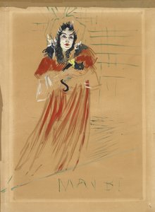 Miss May Belfort door Henri de Toulouse Lautrec