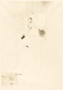 Miss May Belfort, grote plaat door Henri de Toulouse Lautrec