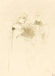 Mlle. Lender in Madame Satan, 1894 door Henri de Toulouse Lautrec