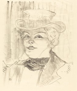 Mevrouw Réjane door Henri de Toulouse Lautrec
