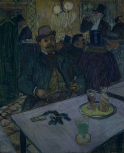 Monsieur Boileau in het Café door Henri de Toulouse Lautrec