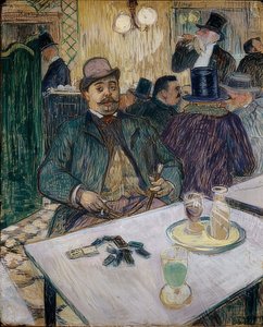 Monsieur Boileau in een café. 1893 door Henri de Toulouse Lautrec