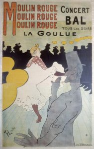 Moulin Rouge, La Goulue door Henri de Toulouse Lautrec