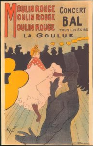 Moulin Rouge, La Goulue door Henri de Toulouse Lautrec