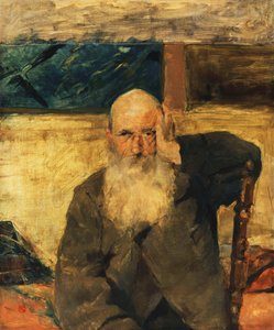 Oude man in Celyran door Henri de Toulouse Lautrec