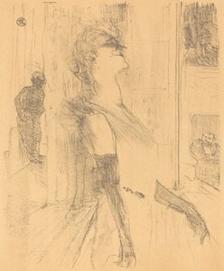 Op het Podium door Henri de Toulouse Lautrec