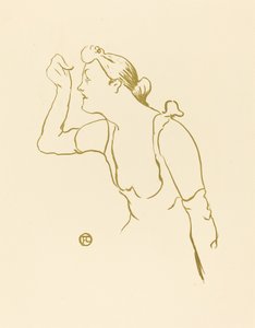 Paula Brébion door Henri de Toulouse Lautrec