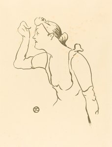 Paula Brébion door Henri de Toulouse Lautrec