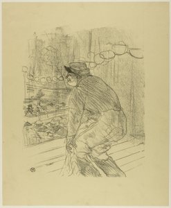 Polin, uit Dertien Lithografieën door Henri de Toulouse Lautrec