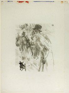 Poolse Joden, Karlsbad, uit Au Pied du Sinaï door Henri de Toulouse Lautrec