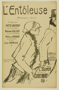 Arme straatwandelaar! door Henri de Toulouse Lautrec