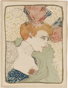 Portretbuste van juffrouw Marcelle Lender door Henri de Toulouse Lautrec