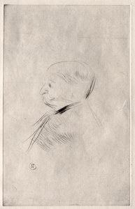 Portret van M. X. door Henri de Toulouse Lautrec