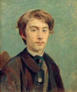 Portret van Émile Bernard door Henri de Toulouse Lautrec