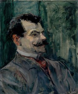 Portret van André Rivoire 1872-1930 door Henri de Toulouse Lautrec