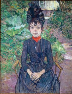Portret van Justine Dieuhl door Henri de Toulouse Lautrec