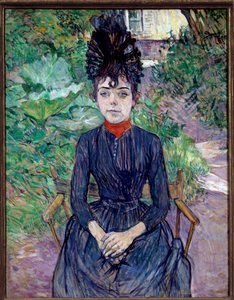 Portret van Justine Dieuhl door Henri de Toulouse Lautrec