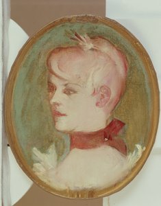 Portret van een meisje, 1892 door Henri de Toulouse Lautrec