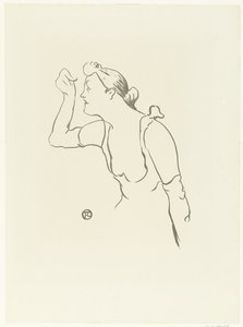 Portret van zangeres Paula Brebion door Henri de Toulouse Lautrec