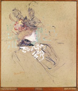 Profiel van een vrouw, 1896