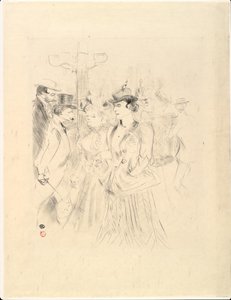 Promenoir door Henri de Toulouse Lautrec