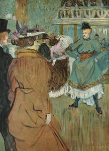 Quadrille bij de Moulin Rouge, 1892, 1952 door Henri de Toulouse Lautrec