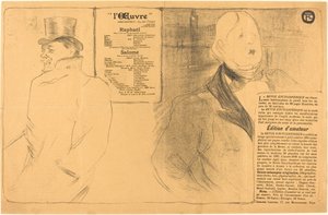 Raphaël; Salomé door Henri de Toulouse Lautrec