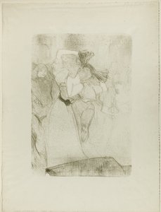 Achteraanzicht van Lender die de Bolero Danst in Chilpéric door Henri de Toulouse Lautrec