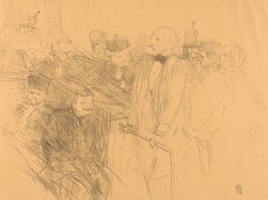 Ribot Deposition door Henri de Toulouse Lautrec