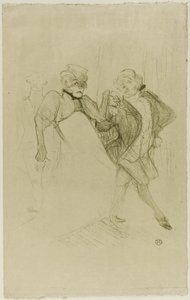 Réjane en Galipaux, in Madame Sans-Gêne door Henri de Toulouse Lautrec