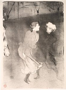 Generale repetitie in de Folies Bergère, Emilienne d