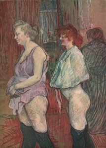 Rue des Moulins door Henri de Toulouse Lautrec