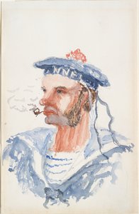 Matroos door Henri de Toulouse Lautrec