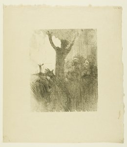 Schlomé Fuss in de Synagoge, uit Au Pied du Sinaï