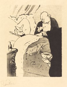 Zieke Carnot! (Carnot malade!) door Henri de Toulouse Lautrec
