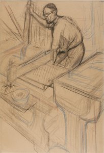 Studie door Henri de Toulouse Lautrec