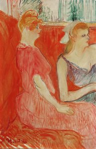 Studie voor In de Salon aan de Rue des Moulins, 1894 door Henri de Toulouse Lautrec