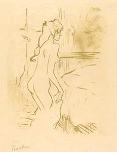 Studie van een Vrouw (Etude de femme) door Henri de Toulouse Lautrec