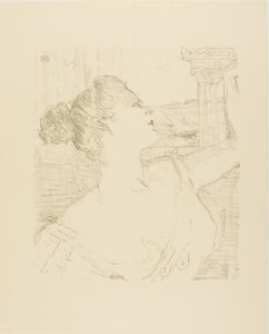 Sybil Sanderson, uit Dertien Lithografieën door Henri de Toulouse Lautrec