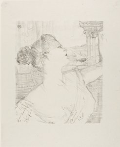 Sybil Sanderson, van Treize Lithografieën door Henri de Toulouse Lautrec
